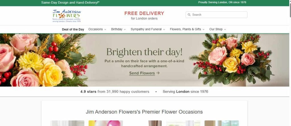 Jim Anderson Flowers